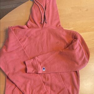 Champion Men's Coral Hoodie Sweater